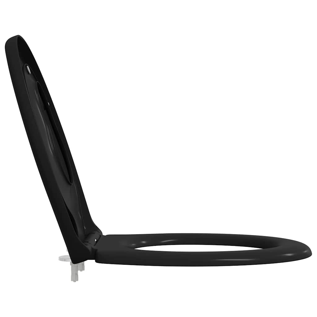 Toiletzitting Zwart 47 x 37 x 4 cm Duroplast