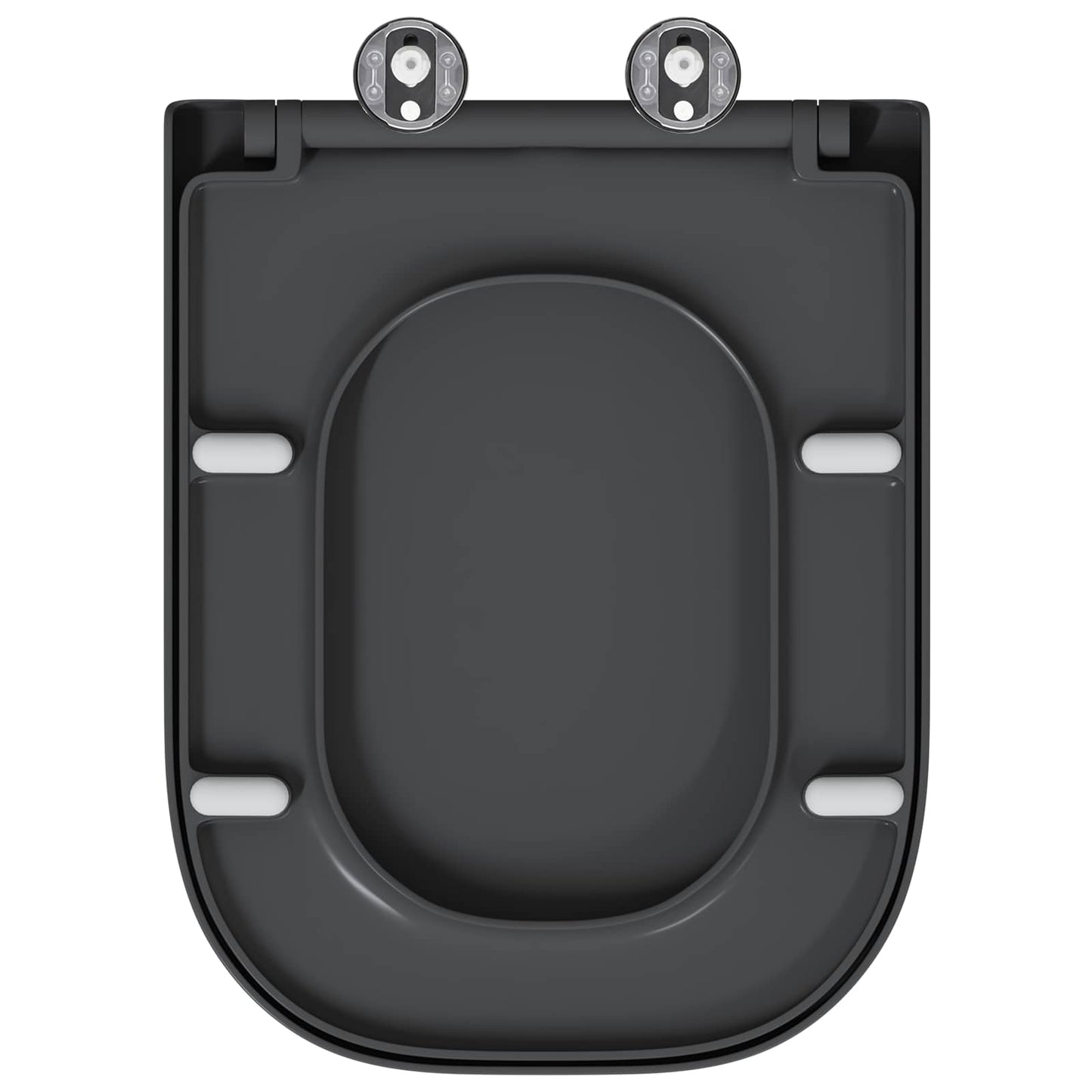 Toiletzitting Antraciet 47,5 x 35 x 3,6 cm Duroplast