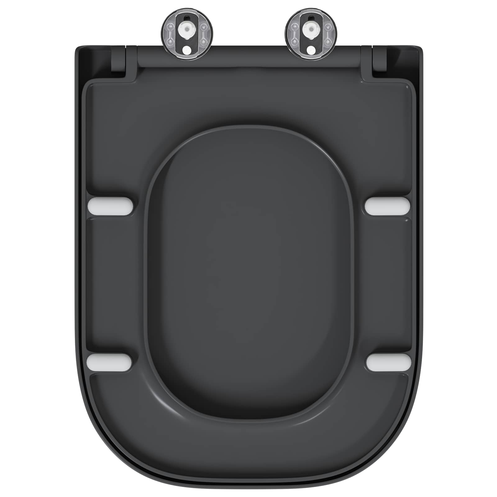 Toiletzitting Antraciet 47,5 x 35 x 3,6 cm Duroplast