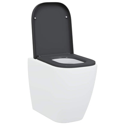 Toiletzitting Antraciet 47,5 x 35 x 3,6 cm Duroplast