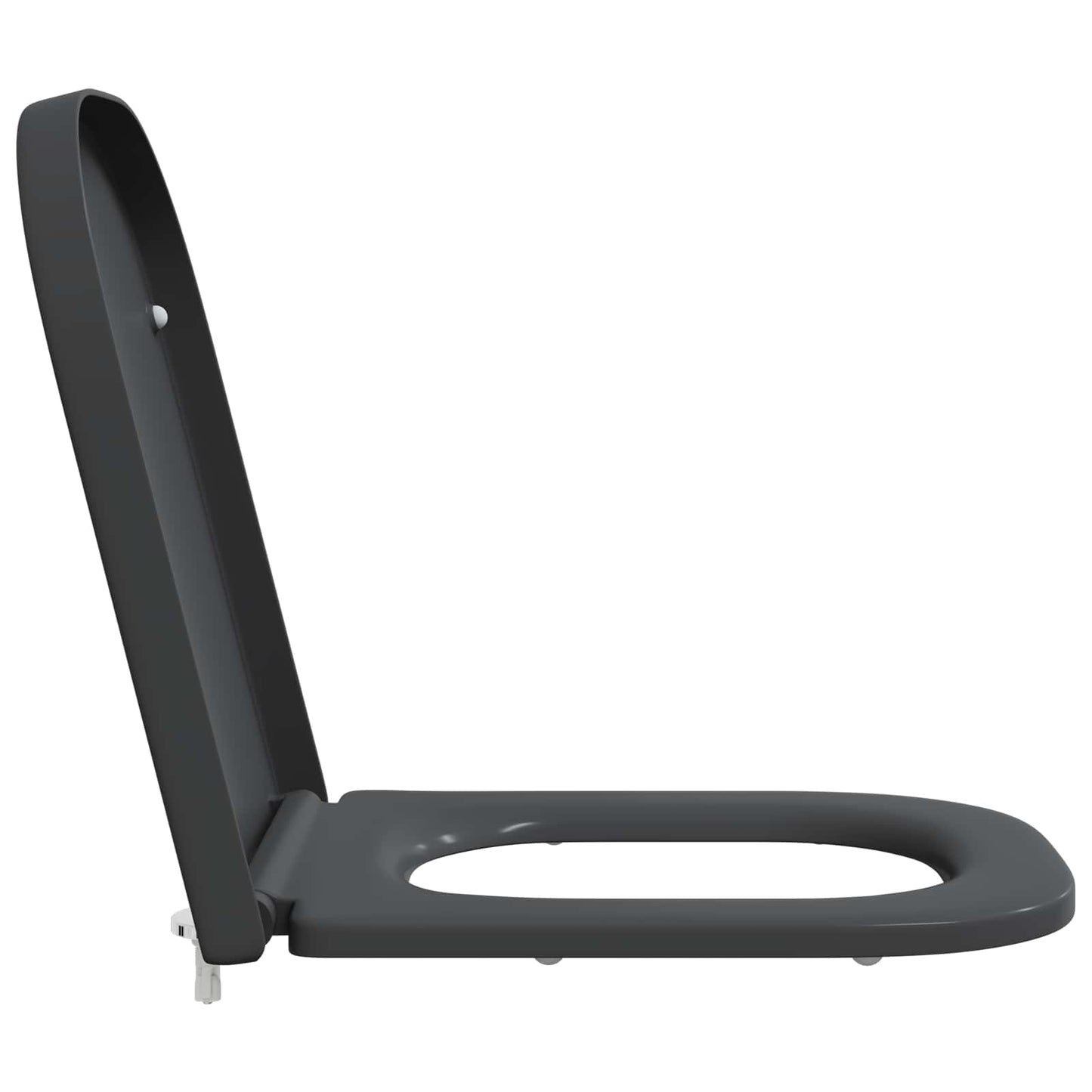 Toiletzitting Antraciet 47,5 x 35 x 3,6 cm Duroplast