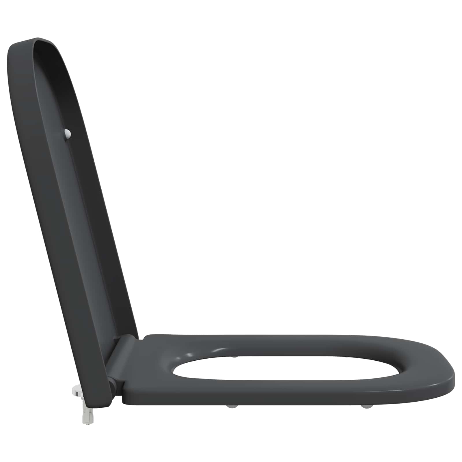 Toiletzitting Antraciet 47,5 x 35 x 3,6 cm Duroplast