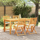 Tuinstoel opvouwbaar 4 stuks massief acaciahout 49x57,5x92cm