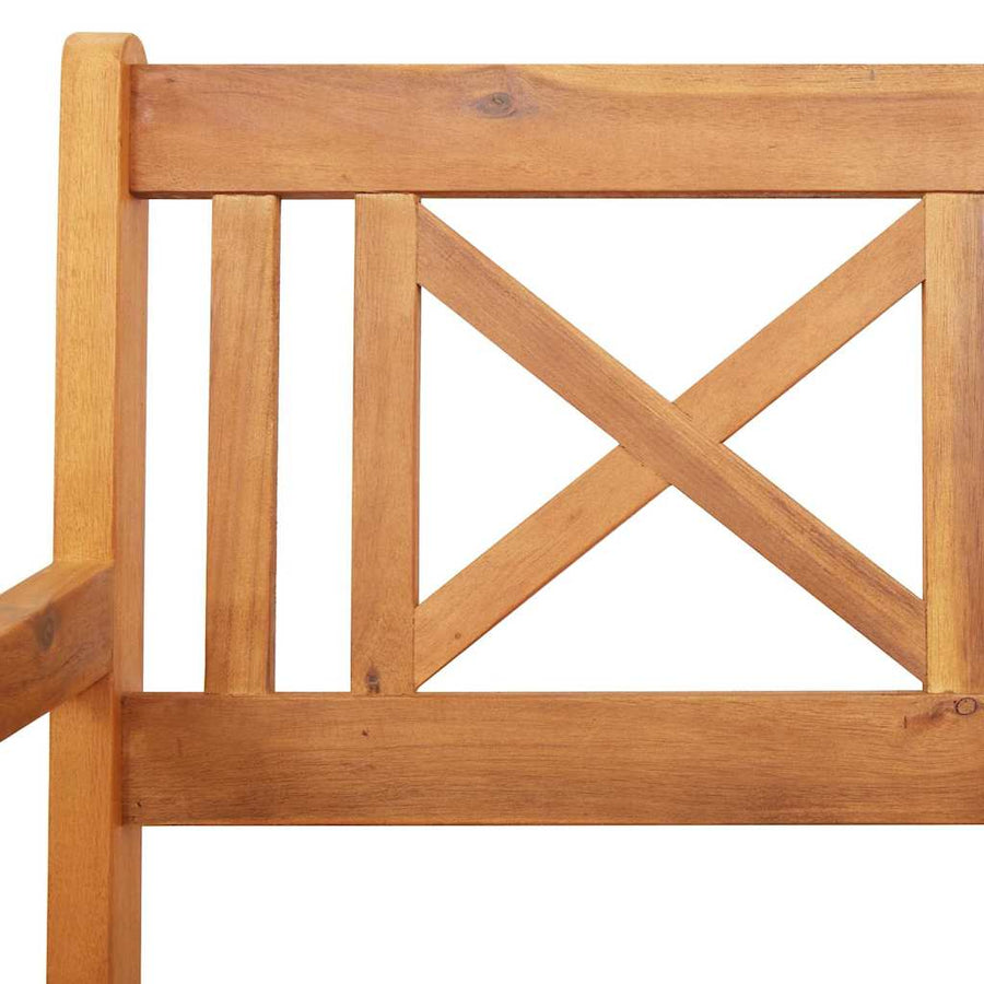 Tuinstoel 6 Pcs 56 X 56 X 90 Cm Massief Acaciahout Kruislatten