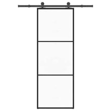 Schuifdeur met beslag 76x205 cm ESG-glas en aluminium