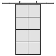 Schuifdeur met beslag 102,5x205 cm ESG-glas en aluminium