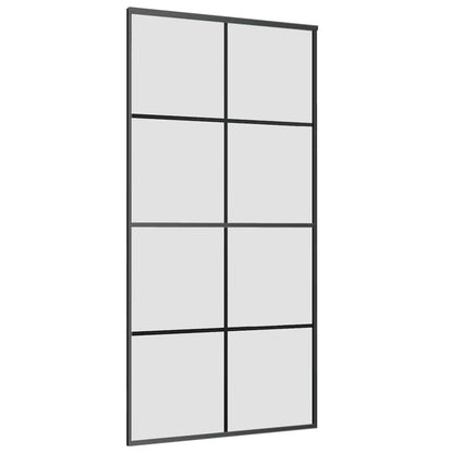 Schuifdeur met beslag 102,5x205 cm ESG-glas en aluminium
