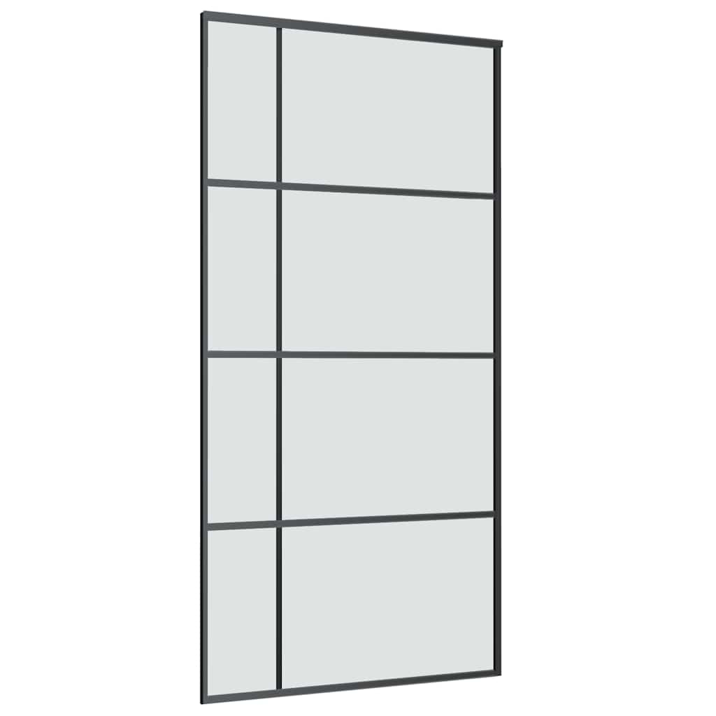 Schuifdeur met beslag 102,5x205 cm ESG-glas en aluminium