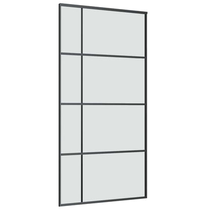 Schuifdeur met beslag 102,5x205 cm ESG-glas en aluminium