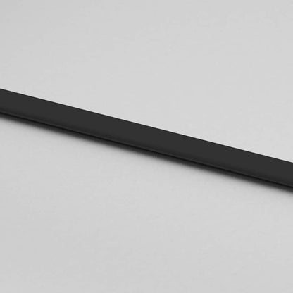 Schuifdeur met beslag 76x205 cm gehard glas en aluminium
