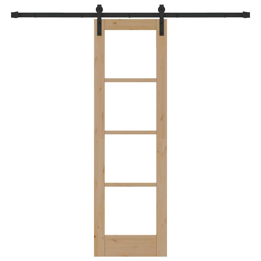 Schuifdeur Orkdal Natuurlijk En Zwart 61 X 198,5 Cm