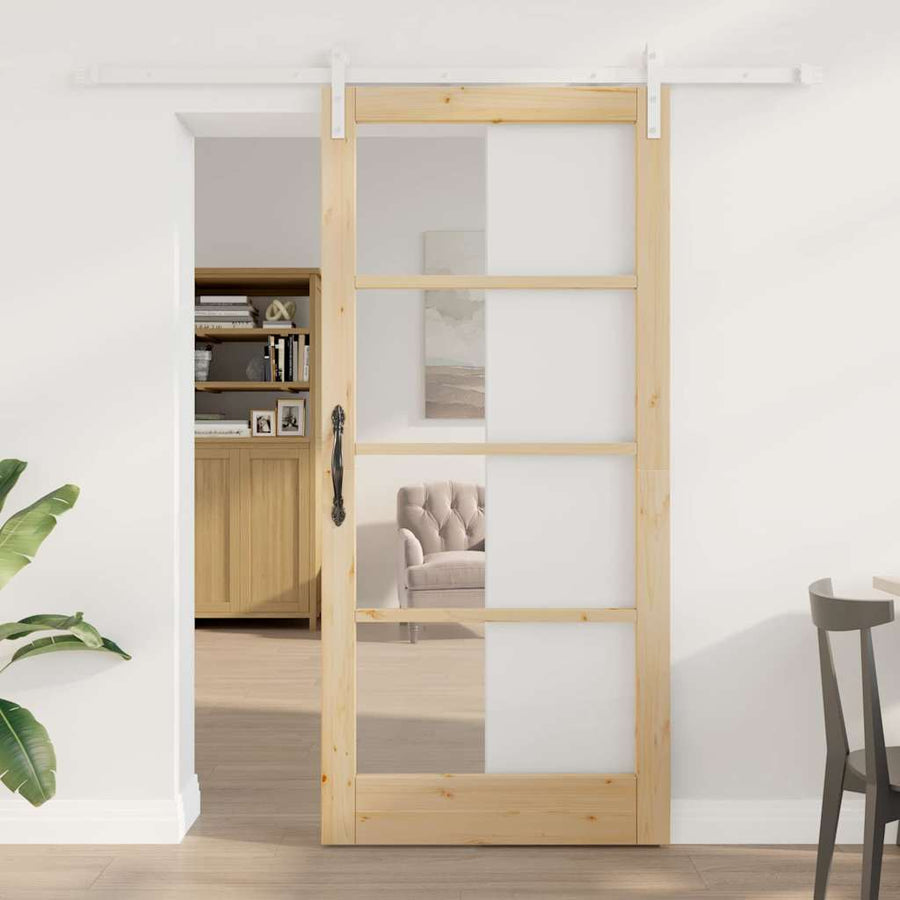 Binnen Deur Orkdal Bruin Natuurlijk En Wit 93 x 202 cm