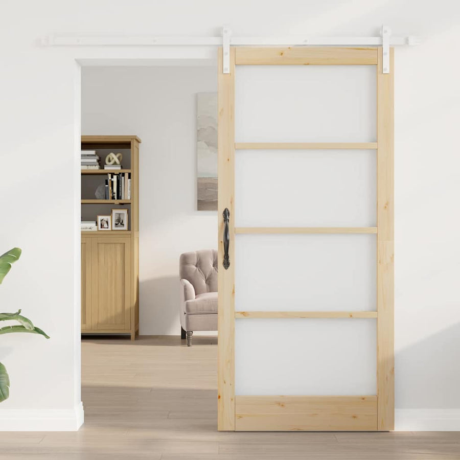 Binnen Deur Orkdal Bruin Natuurlijk En Wit 93 x 202 cm