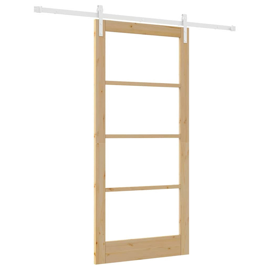Binnen Deur Orkdal Bruin Natuurlijk En Wit 93 x 202 cm