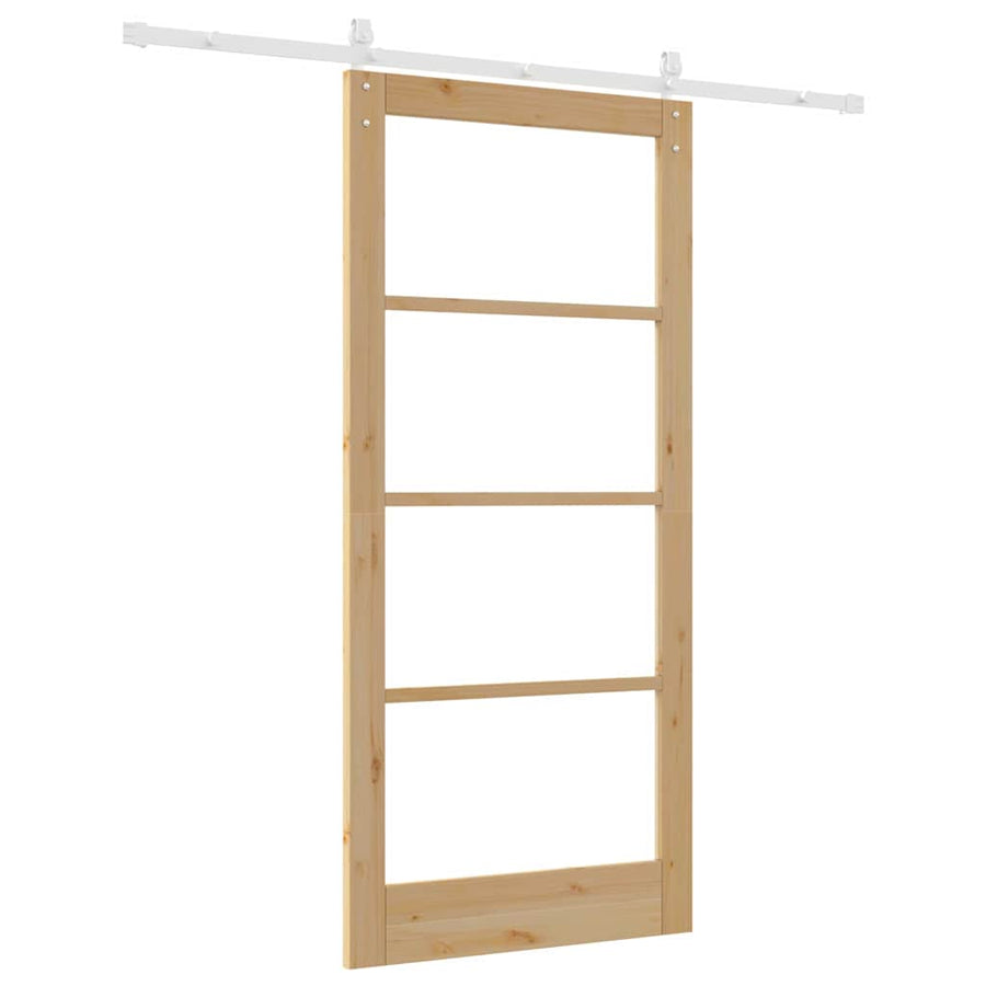 Binnen Deur Orkdal Bruin Natuurlijk En Wit 93 x 202 cm