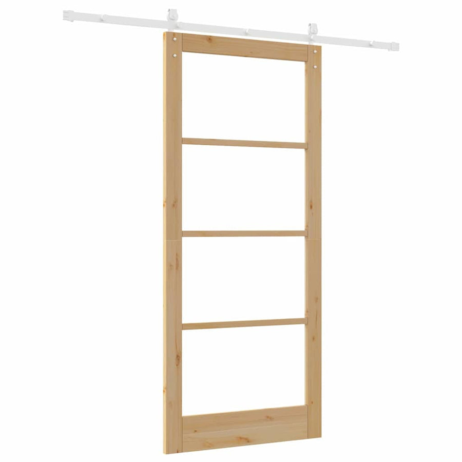 Binnen Deur Orkdal Naturel Massief Grenenhout 93 x 211 cm