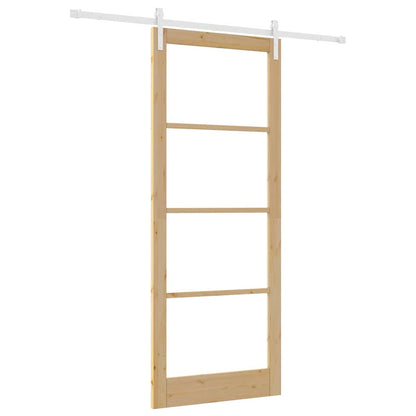 Binnen Deur Orkdal Bruin Natuurlijk En Wit 93 x 232 cm