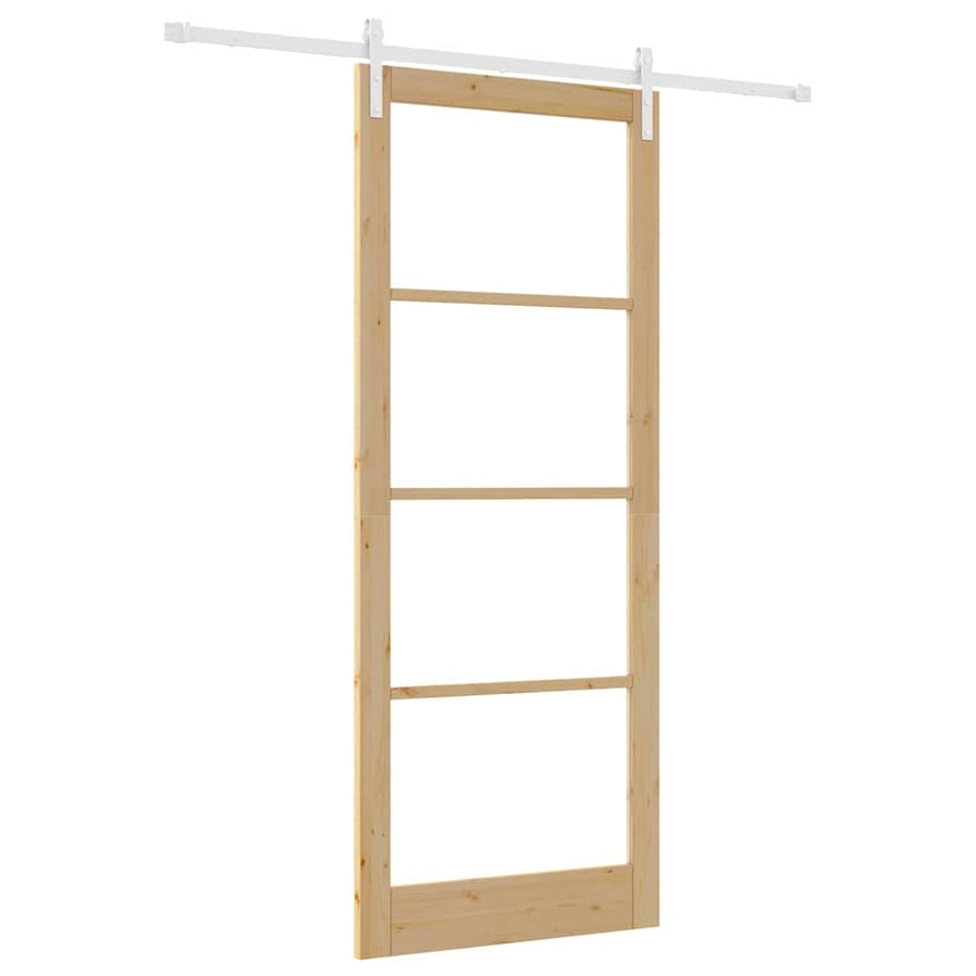 Binnen Deur Orkdal Bruin Natuurlijk En Wit 93 x 232 cm