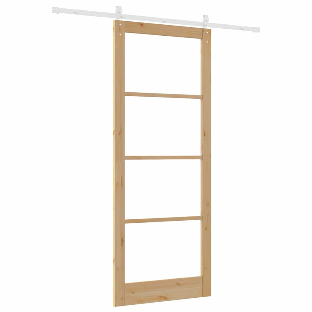 Binnen Deur Orkdal Bruin Natuurlijk En Wit 93 x 232 cm