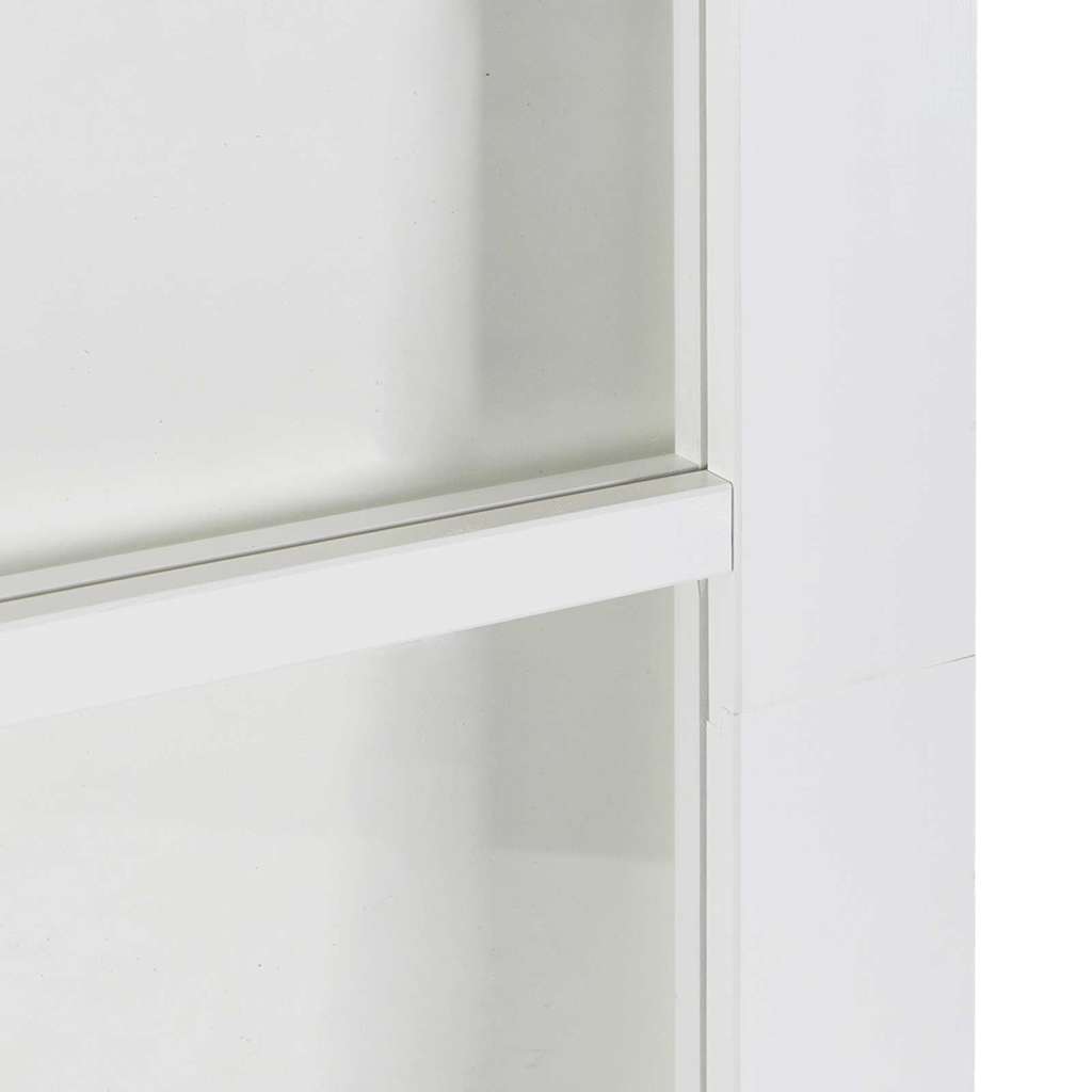 Schuifdeur ORKDAL Wit 73,5 x 211 cm Massief grenenhout en glas