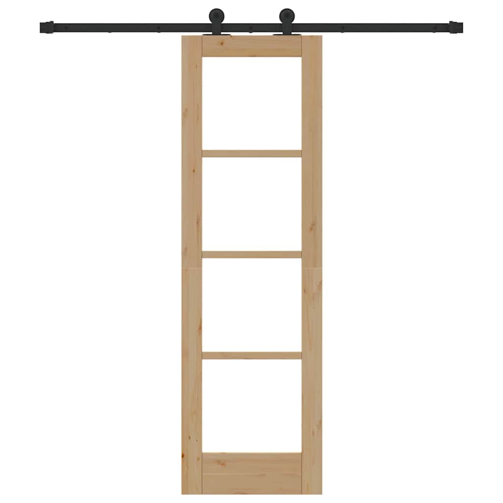 Schuifdeur Orkdal Natuurlijk En Zwart 61 X 198,5 Cm
