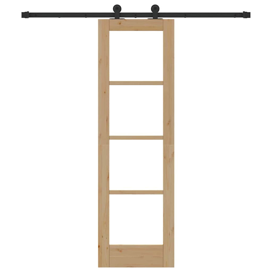 Schuifdeur Orkdal Natuurlijk En Zwart 61 X 198,5 Cm