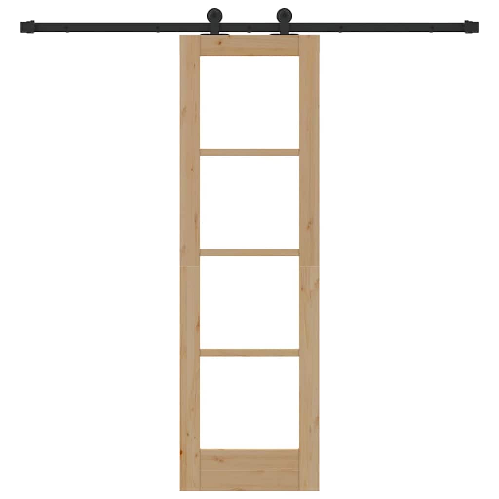 Schuifdeur Orkdal Natuurlijk En Zwart 61 X 198,5 Cm