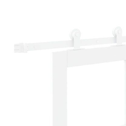 Schuifdeur Orkdal Hout En Metaal Wit 61 x 198,5 cm