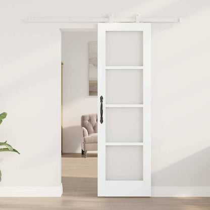 Schuifdeur Orkdal Hout En Metaal Wit 61 x 198,5 cm