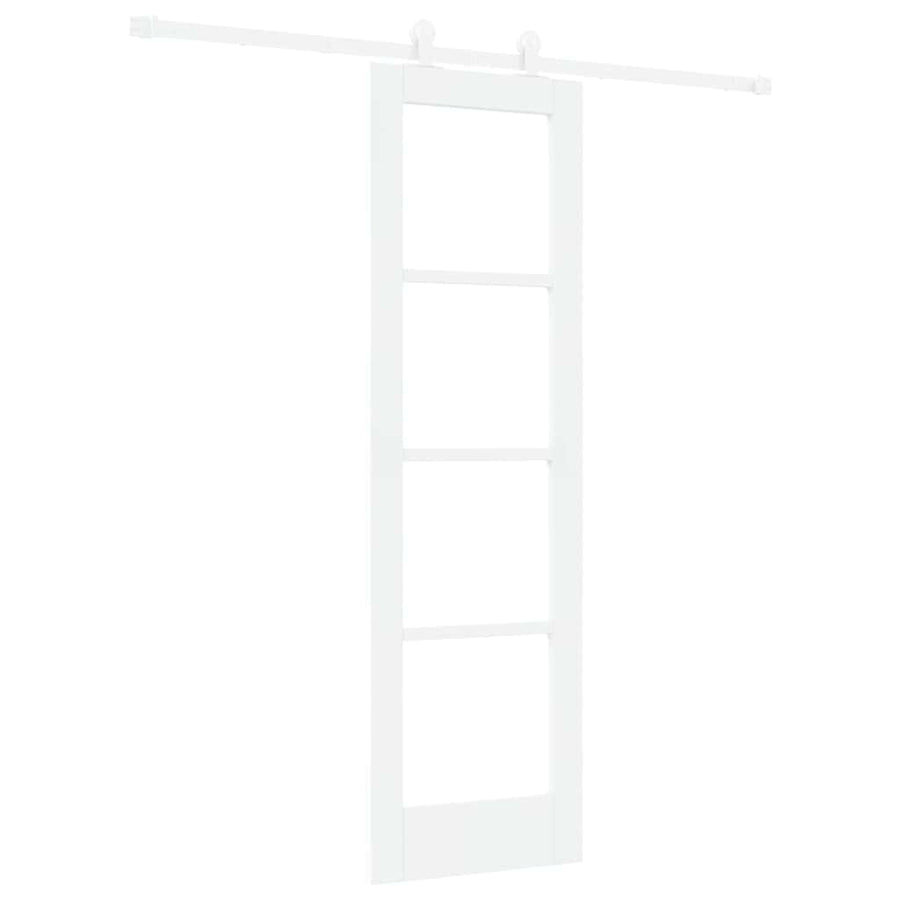 Schuifdeur Orkdal Hout En Metaal Wit 61 x 198,5 cm