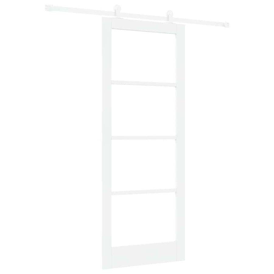 Schuifdeur Orkdal Hout En Metaal Wit 83 x 211 cm