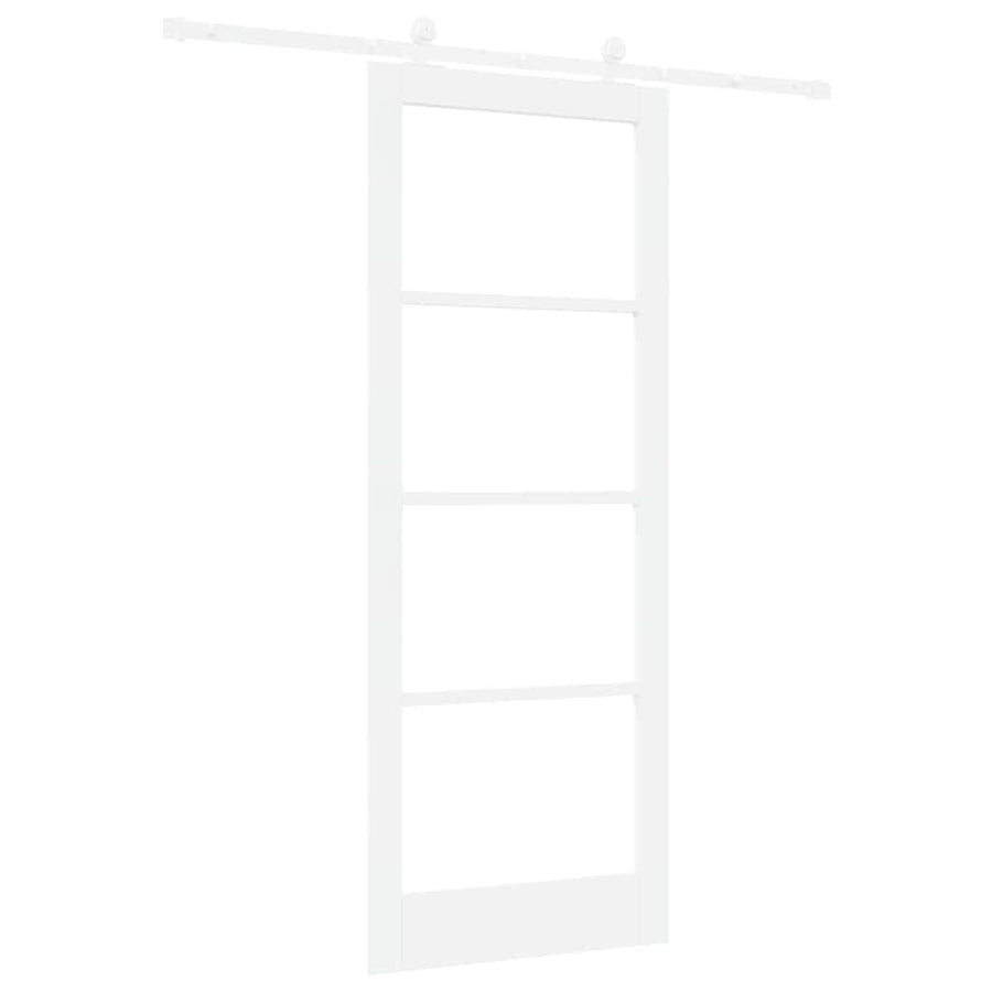 Schuifdeur Orkdal Hout En Metaal Wit 83 x 211 cm