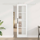 Schuifdeur Orkdal 61x198.5 cm hout metaal wit