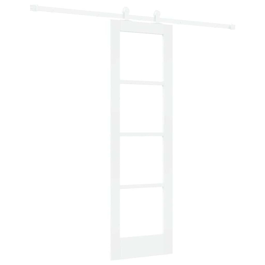 Schuifdeur Orkdal Hout En Metaal Wit 61 x 198,5 cm