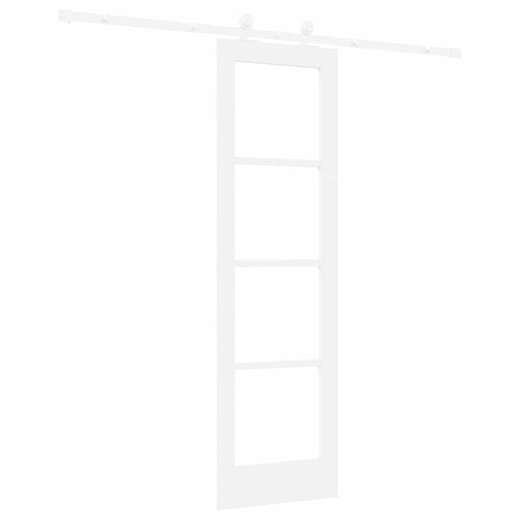 Schuifdeur Orkdal Hout En Metaal Wit 61 x 198,5 cm