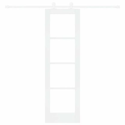 Schuifdeur Orkdal Hout En Metaal Wit 61 x 198,5 cm