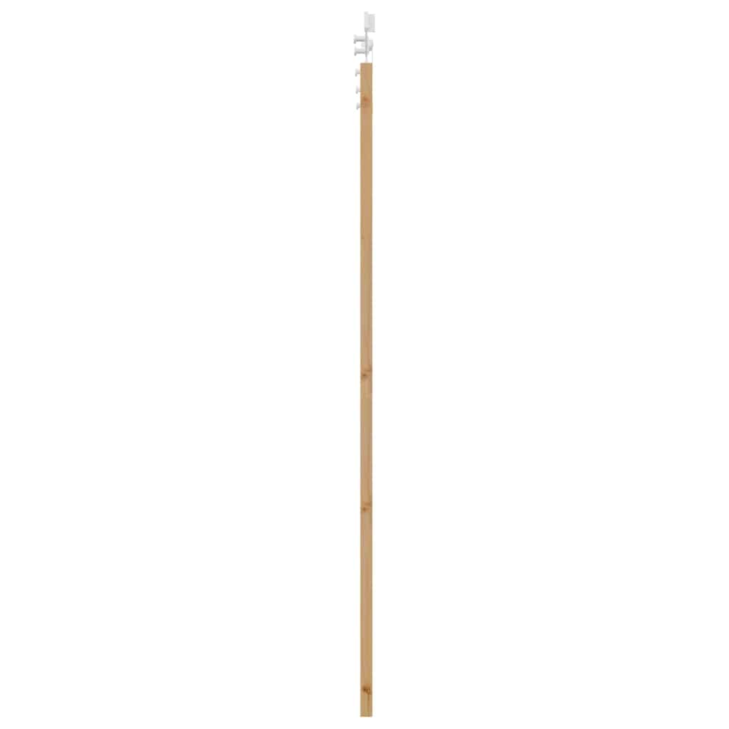 Schuifdeur Orkdal Bruin Hout En Metaal Natuurlijk En Wit 93 x 202 cm