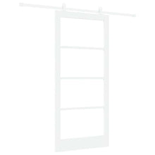 Schuifdeur Orkdal Hout En Metaal Wit 93 x 202 cm
