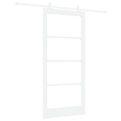 Schuifdeur Orkdal Hout En Metaal Wit 93 x 202 cm