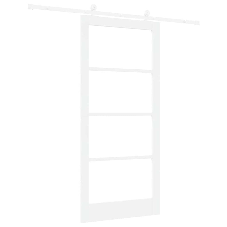 Schuifdeur Orkdal Hout En Metaal Wit 93 x 202 cm