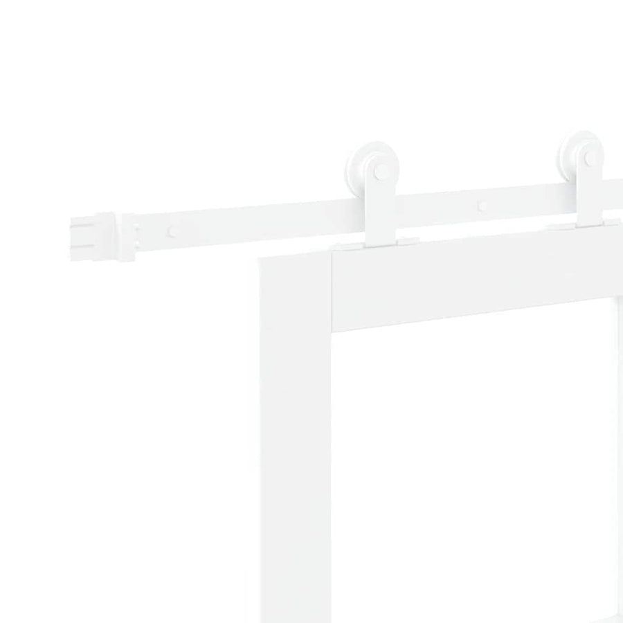 Schuifdeur Orkdal Hout En Metaal Wit 93 x 211 cm