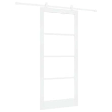 Schuifdeur Orkdal Hout En Metaal Wit 93 x 211 cm