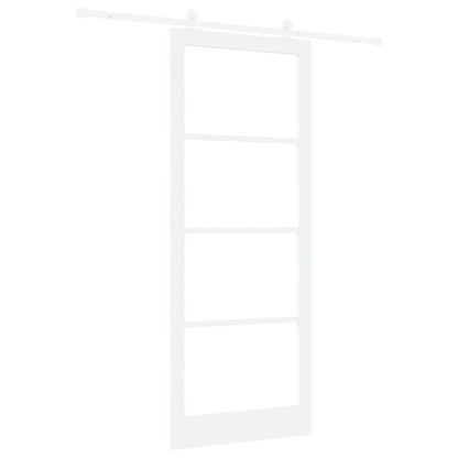 Schuifdeur Orkdal Hout En Metaal Wit 93 x 232 cm