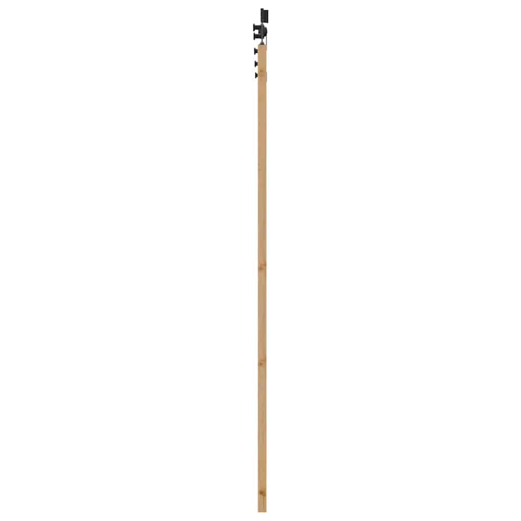 Schuifdeur Orkdal Bruin Hout En Metaal 93 x 202 cm