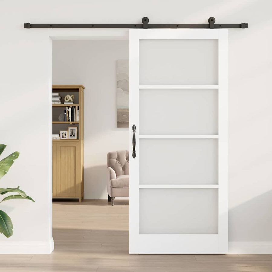 Schuifdeur Orkdal Hout En Metaal 93 x 211 cm
