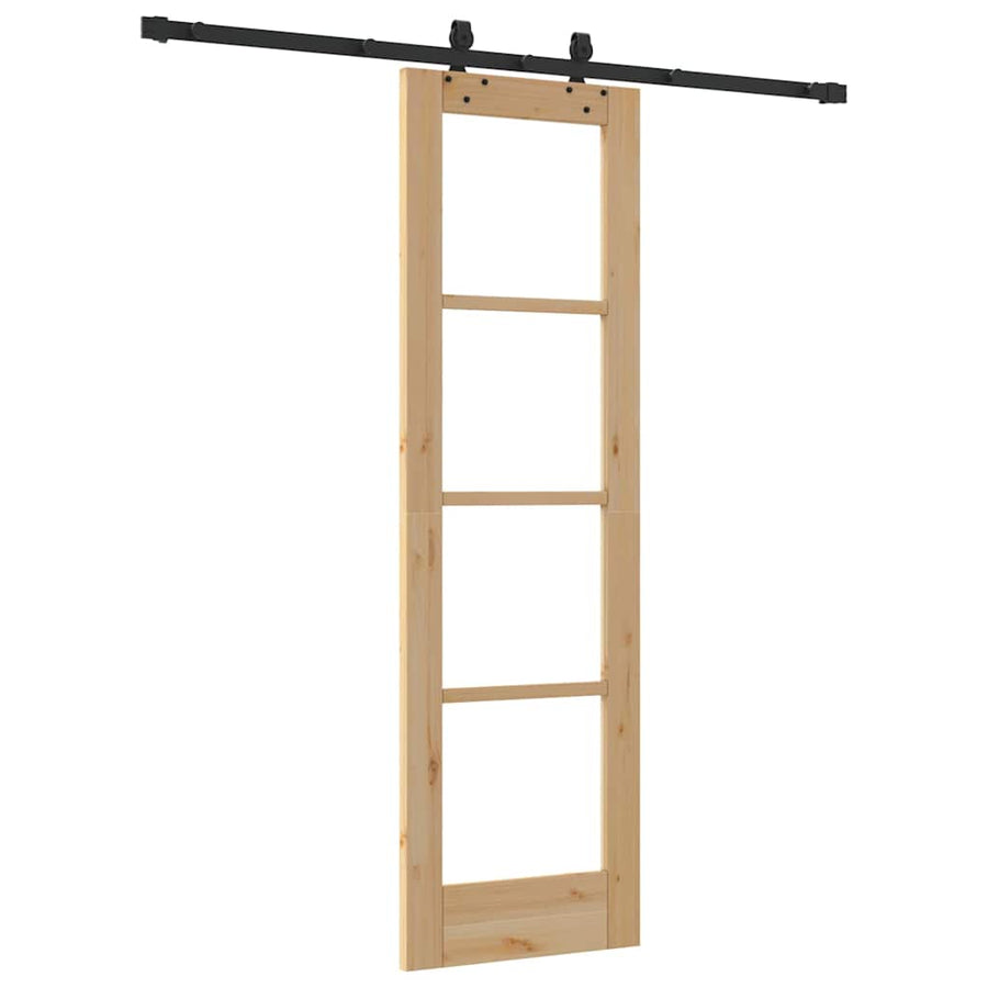 Schuifdeur Orkdal Natuurlijk En Zwart 61 X 198,5 Cm