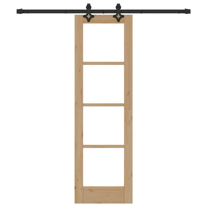 Schuifdeur Orkdal Natuurlijk En Zwart 61 X 198,5 Cm