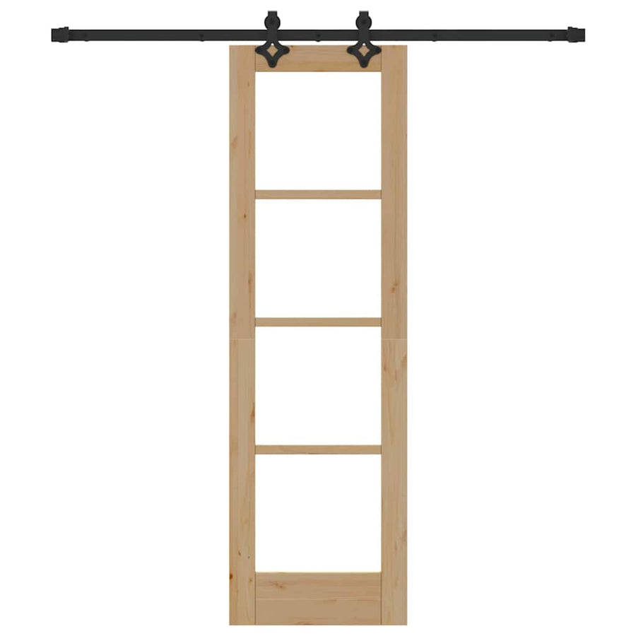 Schuifdeur Orkdal Natuurlijk En Zwart 61 X 198,5 Cm