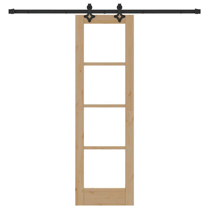 Schuifdeur Orkdal Natuurlijk En Zwart 61 X 198,5 Cm