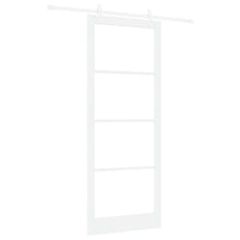 Schuifdeur Hout En Metaal Wit 93 x 232 cm